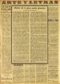 Noticia de la joven poesía francesa / por Juan Ramón Masoliver | Biblioteca Virtual Miguel de Cervantes