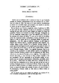 Sobre Lastarria (Conclusión) / por Raúl Silva Castro | Biblioteca Virtual Miguel de Cervantes