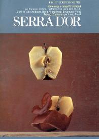 Portada:Serra d'Or. Any XXXV, núm. 397, gener 1993
