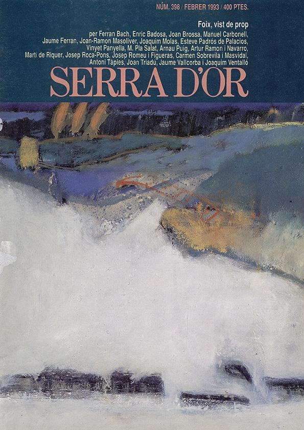 Serra d'Or. Any XXXV, núm. 398, febrer 1993 | Biblioteca Virtual Miguel de Cervantes