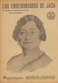 Portada:Los endemoniados de Jaca : (novela misteriosa) / por Carmen de Burgos (Colombine)
