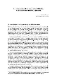 La hermenéutica de la nueva novela histórica. Galdós/Stendhal/Orwell/Jordi Soler / Gonzalo Navajas | Biblioteca Virtual Miguel de Cervantes