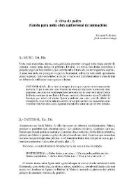 Más información sobre A virxe de pedra (Guión para unha obra audiovisual de animación) / Euloxio R. Ruibal