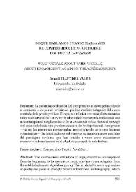 Portada:De qué hablamos cuando hablamos de compromiso: de nuevo sobre los poetas \"novísimos\" / Araceli Iravedra Valea