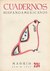 Portada:Cuadernos Hispanoamericanos. Núm. 234, junio 1969
