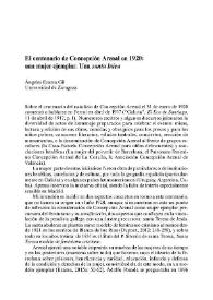 Más información sobre El centenario de Concepción Arenal en 1920: una mujer ejemplar. Una "santa laica" / Ángeles Ezama Gil