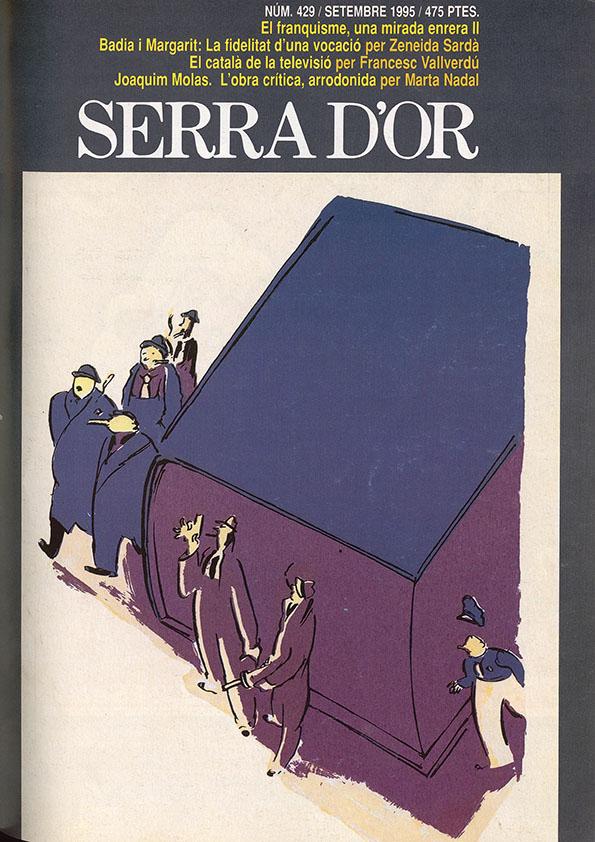 Serra d'Or. Any XXXVII, núm. 429, setembre 1995 | Biblioteca Virtual Miguel de Cervantes