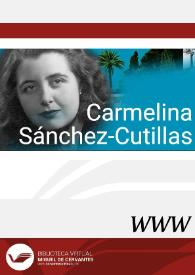 Portada:Carmelina Sánchez-Cutillas / directora Maria Isabel Guardiola i Savall