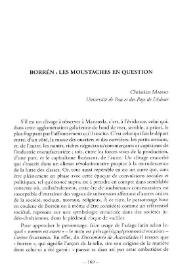 Borrén: les moustaches en question / Christian Manso | Biblioteca Virtual Miguel de Cervantes