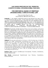 Más información sobre Las bases históricas del derecho constitucional peruano  / Óscar Andrés Pazo Pineda
