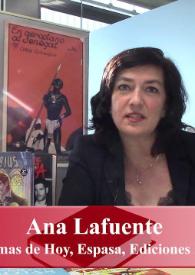 Entrevista a Ana Lafuente (Editorial Temas de Hoy y Ediciones Martínez-Roca-Grupo Planeta) | Biblioteca Virtual Miguel de Cervantes