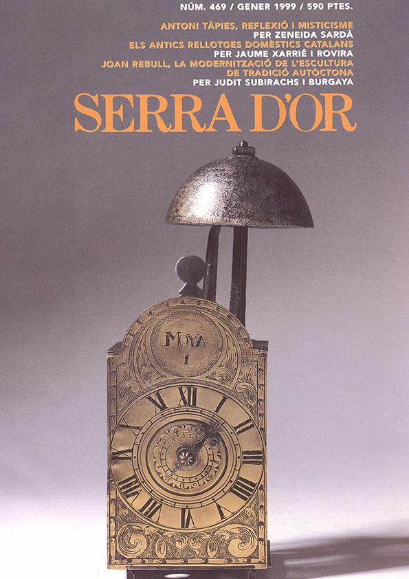 Serra d'Or. Any XLI, núm. 469, gener 1999 | Biblioteca Virtual Miguel de Cervantes