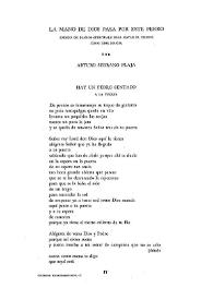 Portada:La mano de Dios pasa por este perro. Cadena de blanco-spirituals para matar el tiempo como Dios manda / por Arturo Serrano Plaja