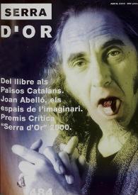 Serra d'Or. Núm. 484, abril 2000 | Biblioteca Virtual Miguel de Cervantes