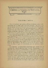 Crónica literaria de Portugal. Theophilo Braga / Carmen de Burgos (Colombine) | Biblioteca Virtual Miguel de Cervantes