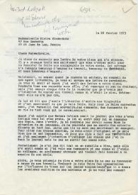 Portada:Copia carbón de Brody, Elaine a Viñes Soto, Elvira. 1973-02-28