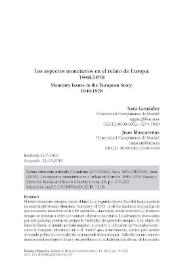 Los aspectos monetarios en el relato de Europa: 1948-1978 / Sara González, Juan Mascareñas | Biblioteca Virtual Miguel de Cervantes