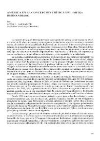 América en la concepción crítica del "mito" hernandiano / Aitor Luis Larrabide Achútegui | Biblioteca Virtual Miguel de Cervantes