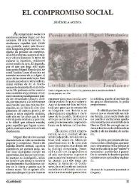Más información sobre El compromiso social / José Mula Acosta