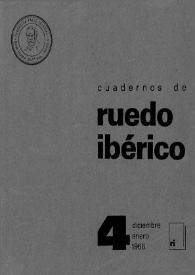 Cuadernos de Ruedo Ibérico. Núm. 4, diciembre-enero 1966 | Biblioteca Virtual Miguel de Cervantes