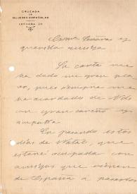Más información sobre Carta de Carmen de Burgos a Perpétua Nóbrega-Quintal. Estoril, 19 de diciembre de 1919