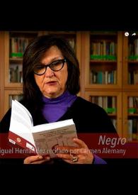 Más información sobre "Negro" recitado por Carmen Alemany Bay