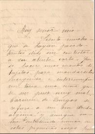 Carta de Pilar Montaner de Sureda a Manuel Nueda. Valldemos (Palma de Mallorca), 6 de enero de 1920 | Biblioteca Virtual Miguel de Cervantes