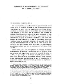Portada:Filosofía y pensamiento: su función en el exilio de 1939

 / José Luis Abellán  