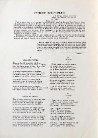 Más información sobre Sonetos de Ulises y Calipso / Leopoldo de Luis [con correcciones manuscritas del autor]