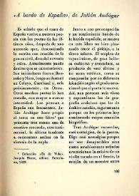 Portada:\"A bordo de España\", de Julián Andúgar / L. de L. 