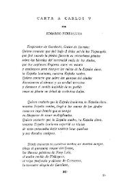 Más información sobre Carta a Carlos V / por Edgardo Pérez-Luna