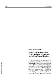 Más información sobre Universos múltiples dentro de una tradición cubana única: Entrevista a Nancy Morejón / Ineke Phaf-Rheinberger