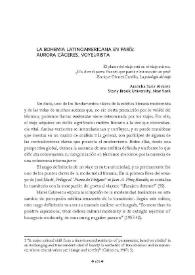 La bohemia latinoamericana en París: Aurora Cáceres, voyeurista / Arancha Sanz Álvarez | Biblioteca Virtual Miguel de Cervantes