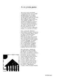 Más información sobre A un joven poeta / Leopoldo de Luis