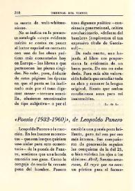 "Poesía (1932-1960)", de Leopoldo Panero / L. de L. | Biblioteca Virtual Miguel de Cervantes