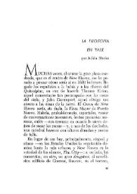 La filosofía en Yale / Julián Marías | Biblioteca Virtual Miguel de Cervantes