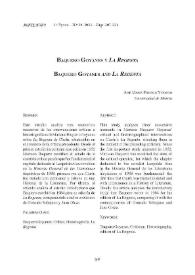 Más información sobre Baquero Goyanes y "La Regenta" / José María Pozuelo Yvancos