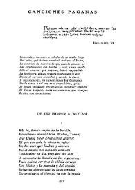 Portada:Canciones paganas / Leopoldo Lovelace