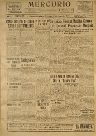 Mercurio. Año I, núm. 215, domingo 9 de enero de 1921 | Biblioteca Virtual Miguel de Cervantes