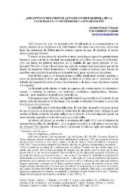 Portada:¿Gigantes o molinos? El \"Quijote\" como parábola de la falsedad en la sociedad de la información / Antonio Barnés Vázquez