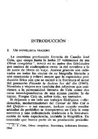 Más información sobre Camilo José Cela. "Viaje a la Alcarria". Introducción / José María Pozuelo Yvancos