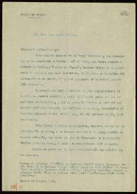 Más información sobre Carta de Carmen de Burgos a Juan Ramón Jiménez. Madrid, 13 de febrero de 1931