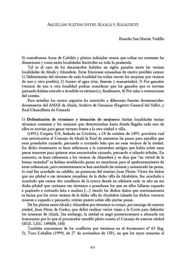 Aquellos Pleitos Entre Alcal Y Alcaudete Ricardo San Mart n Vadillo aquellos-pleitos-entre-alcal-y-alcaudete-ricardo-san-mart-n-vadillo