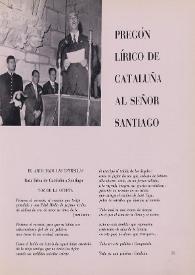 Pregón lírico de Cataluña al señor Santiago / Guillermo Díaz-Plaja | Biblioteca Virtual Miguel de Cervantes