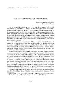 Leopardi traducido en 1928 y Luis Cernuda / Francisco Javier Díez de Revenga | Biblioteca Virtual Miguel de Cervantes