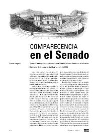 Comparecencia en el Senado / Jesús Campos | Biblioteca Virtual Miguel de Cervantes