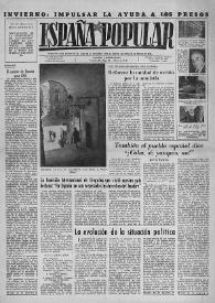 España popular : semanario al servicio del pueblo español. Año XIX, segunda época, núm. 900, 15 de enero de 1961 | Biblioteca Virtual Miguel de Cervantes