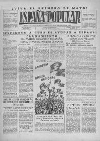 España popular : semanario al servicio del pueblo español. Año XXII, segunda época, núm. 905, 1 de mayo de 1961 | Biblioteca Virtual Miguel de Cervantes