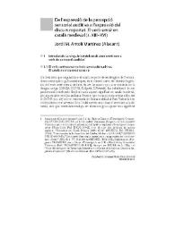 De l’expressió de la percepció sensorial auditiva a l’expressió del
discurs reportat. El verb "senti"r en català medieval (s. XIII–XVI) / Jordi M. Antolí Martínez | Biblioteca Virtual Miguel de Cervantes