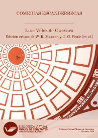 Más información sobre Comedias escanderbecas / Luis Vélez de Guevara ; edición crítica y anotada de William R. Manson y C. George Peale ; estudio introductorio de Germán Vega García-Luengos ; apostillas temáticas de Mehmet Sait Şener